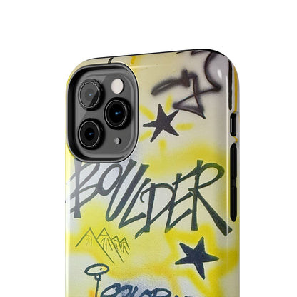 "boulder" airbrush iPhone case