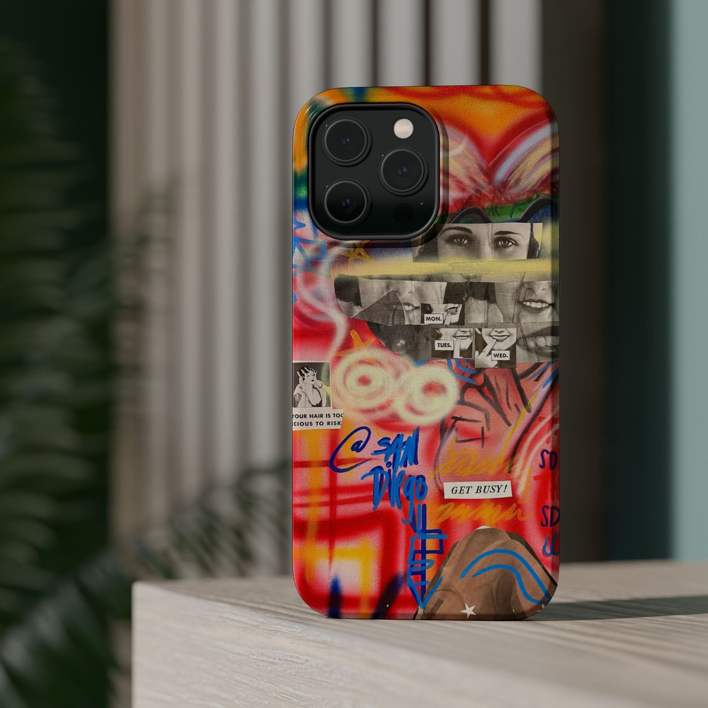 MagSafe Limited Edition "Get Busy" Airbrush iPhone Hülle