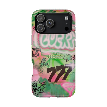 MagSafe "so lucky" airbrush iPhone case