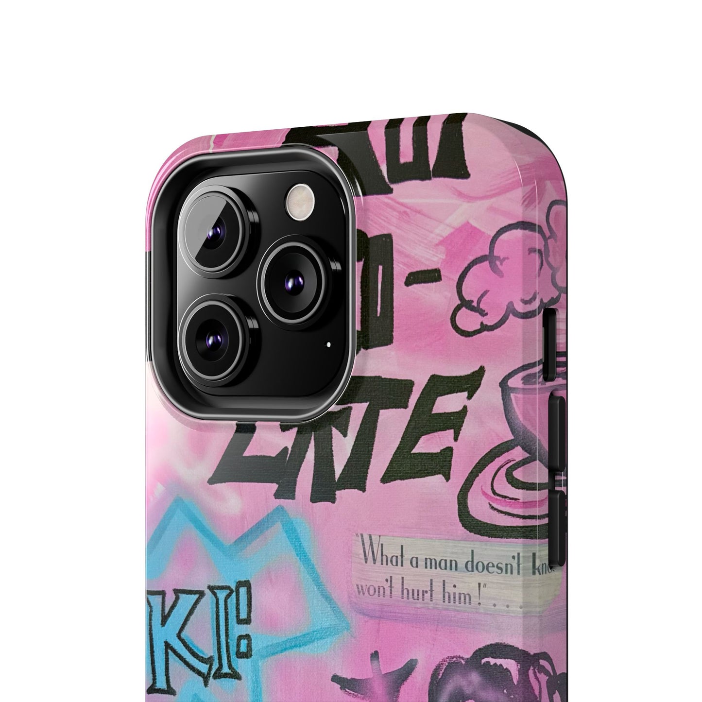 "avant le ski" airbrush iPhone case