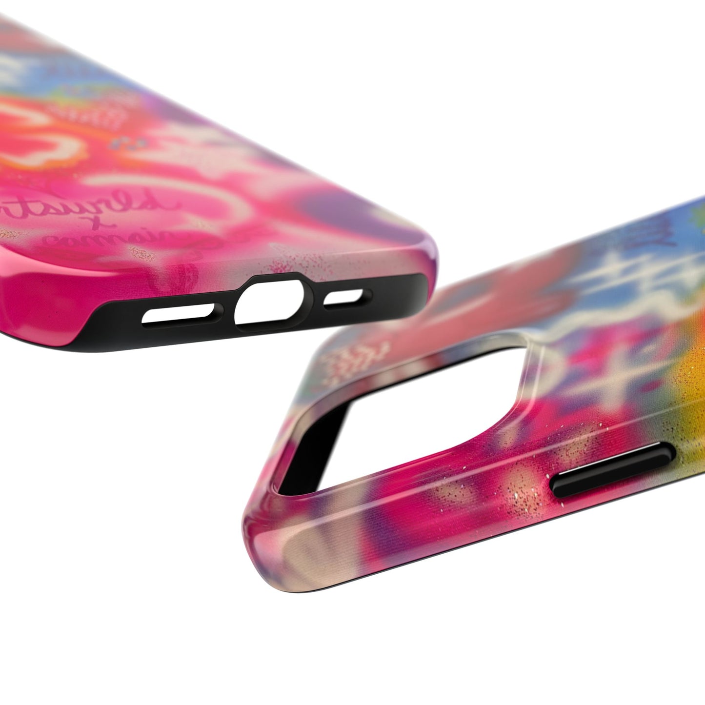 "luck and luv" airbrush iPhone case