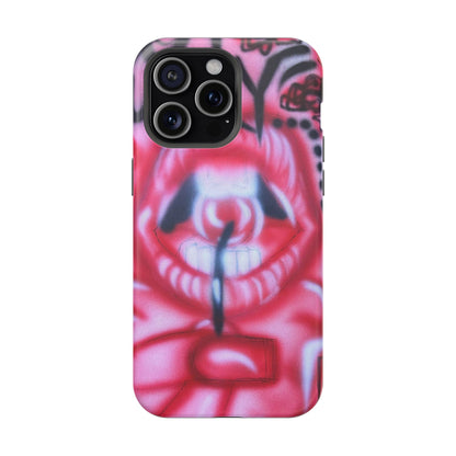 MagSafe "be happy, go lucky" Airbrush-iPhone-Hülle