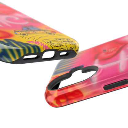 MagSafe „In der Stadt“ Airbrush iPhone-Hülle