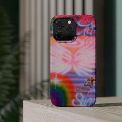 MagSafe "summer bliss" airbrush iPhone case