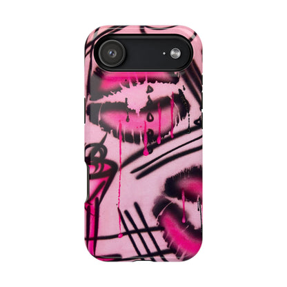 MagSafe "glossy pout" airbrush iPhone case