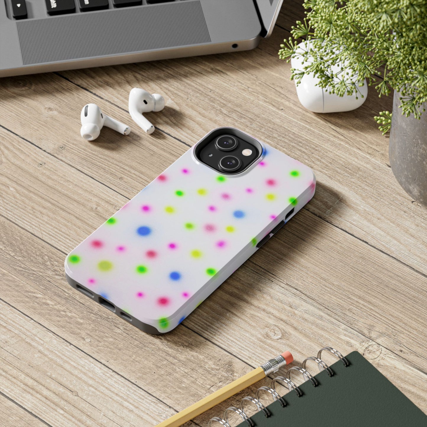 "birthday cake polka dot" airbrush iPhone case