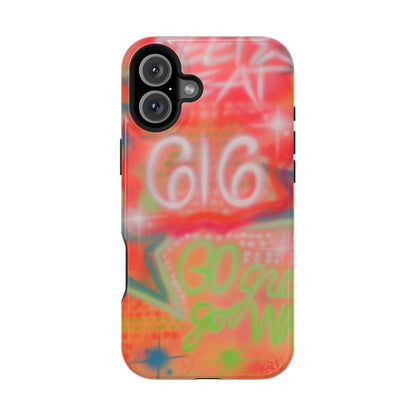 MagSafe custom @msualphaphi airbrush iPhone case