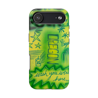 "oregon" airbrush iPhone case