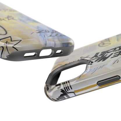 MagSafe "golden glacier" airbrush iPhone case