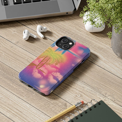 "glowy night" airbrush iPhone case