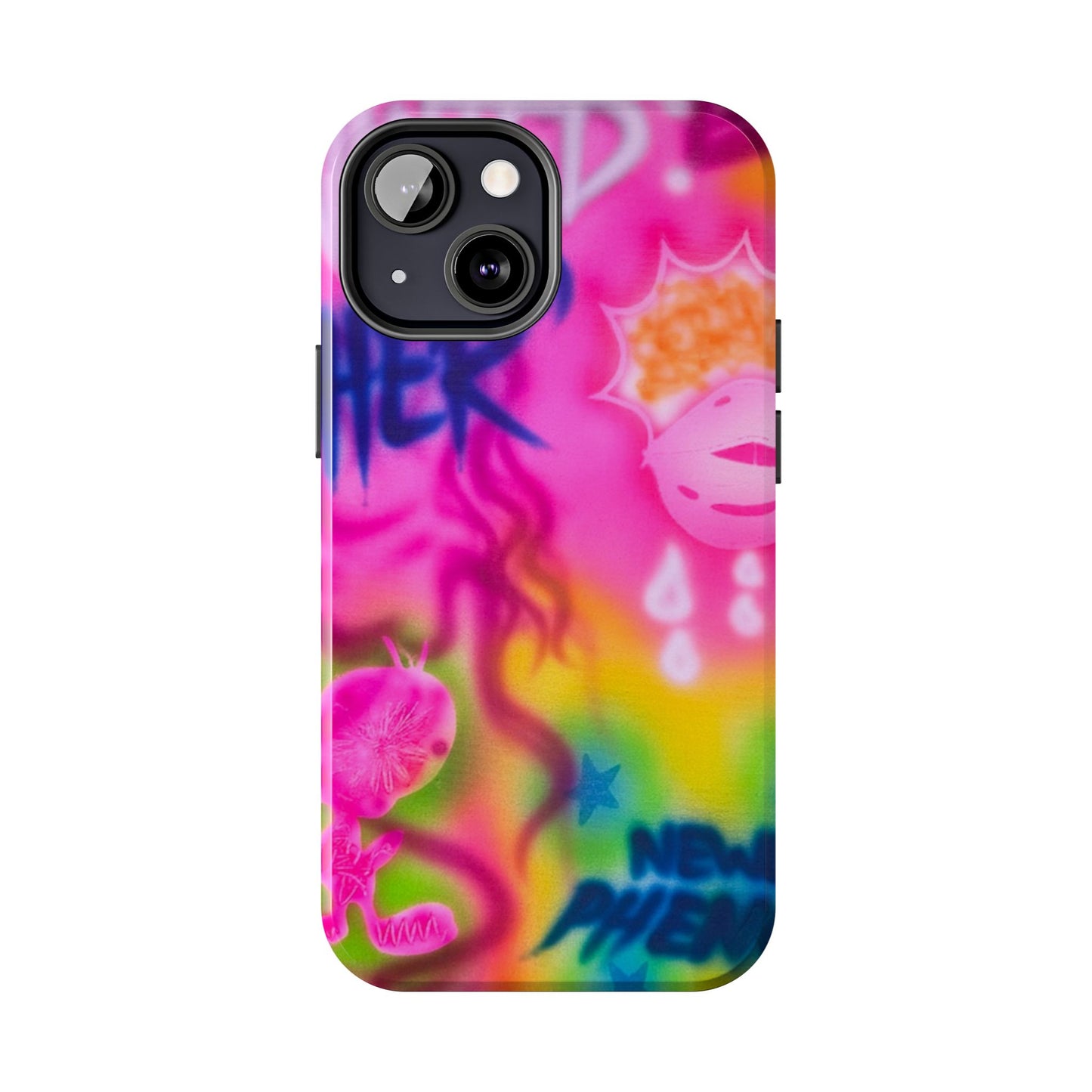 "wanted" airbrush iPhone case