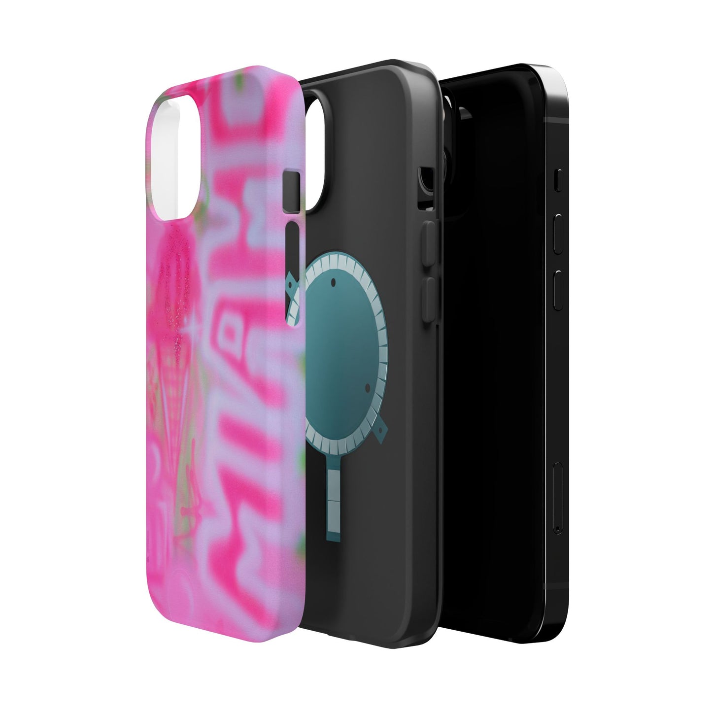 MagSafe "sunset sorbet" airbrush iPhone case