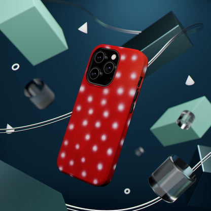 MagSafe "cherry crush polka dot" airbrush iPhone case