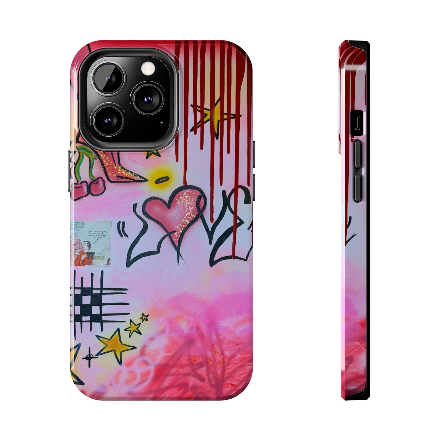 "cherry luvr" airbrush iPhone case