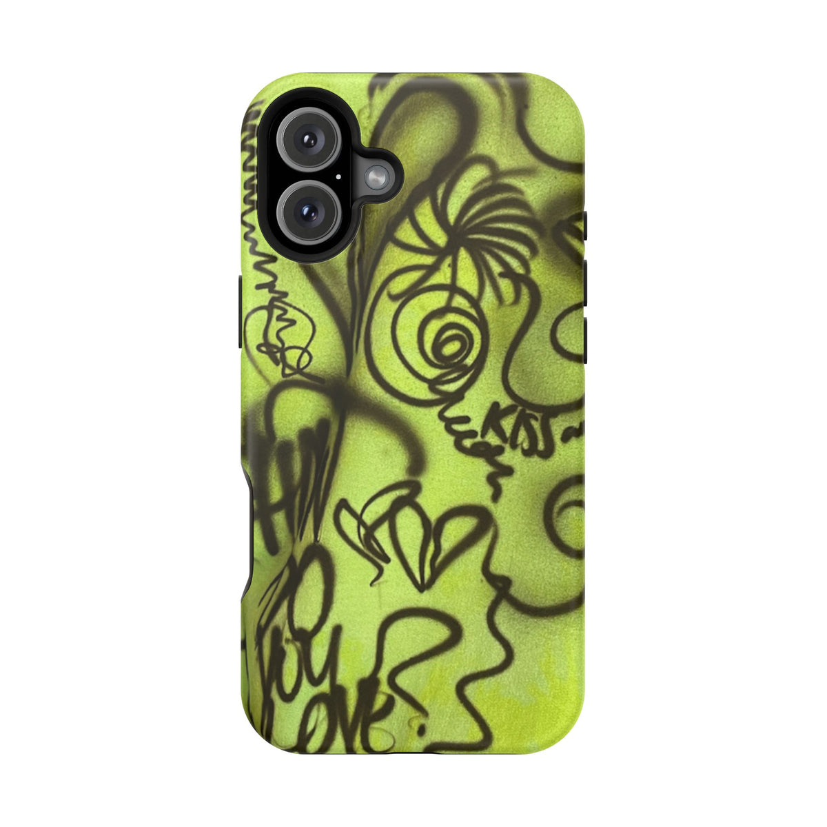 MagSafe "graphic discretion" airbrush iPhone case