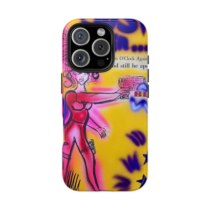 "spiraling thoughts" airbrush iPhone case