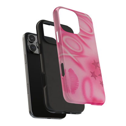 "perfectly pink" airbrush iPhone case