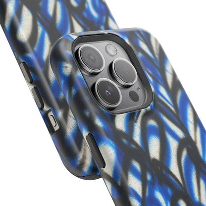 MagSafe "abstract hearts" airbrush iPhone case
