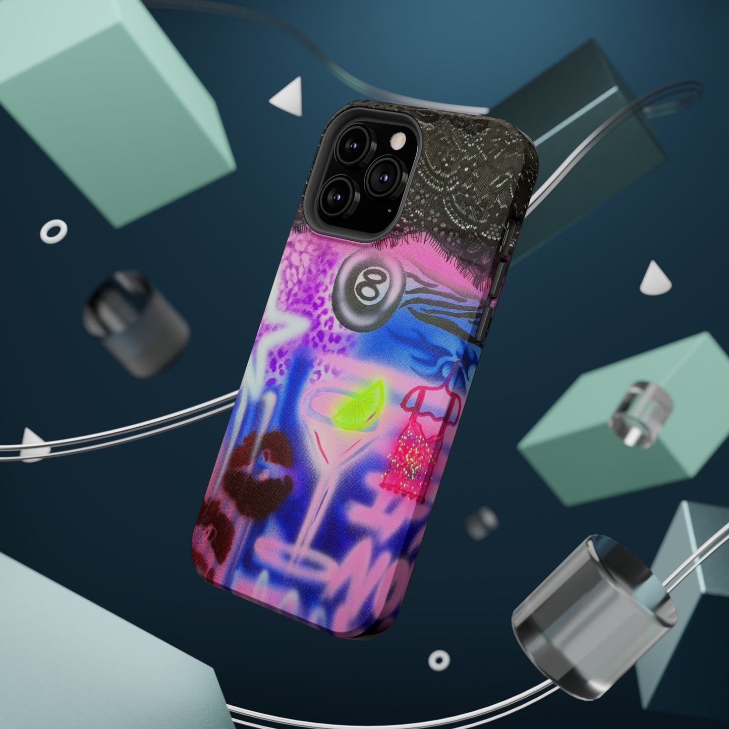 MagSafe "dream life" airbrush iPhone case