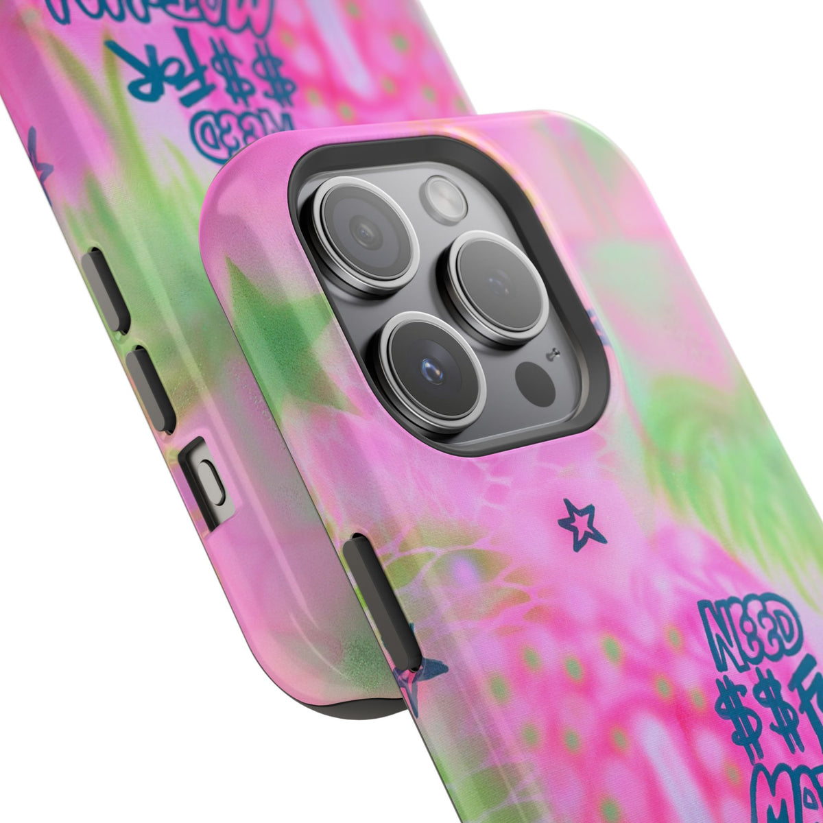 MagSafe "need $$ for matcha" airbrush iPhone case