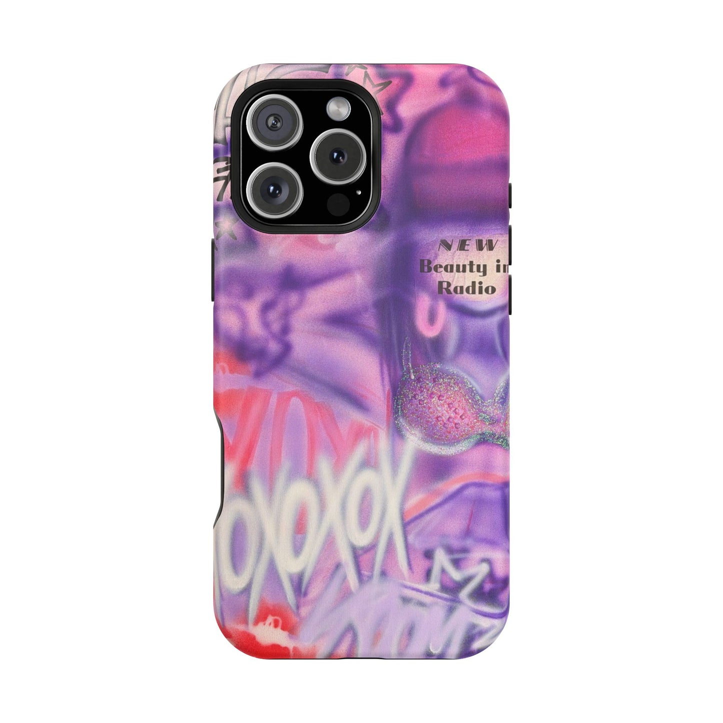 MagSafe "mic check" airbrush iPhone case