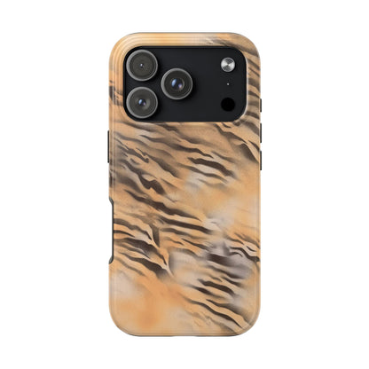 neutral tiger airbrush iPhone case