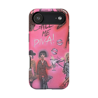 MagSafe "party diva" airbrush iPhone case