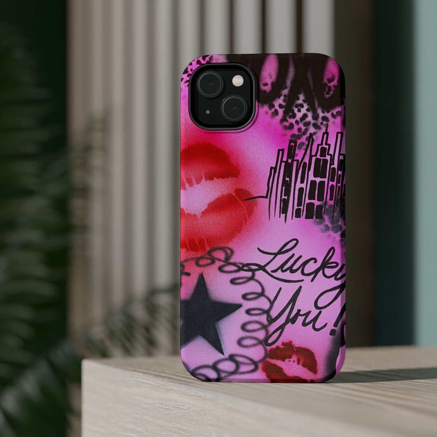 MagSafe "ulterior motive" airbrush iPhone case