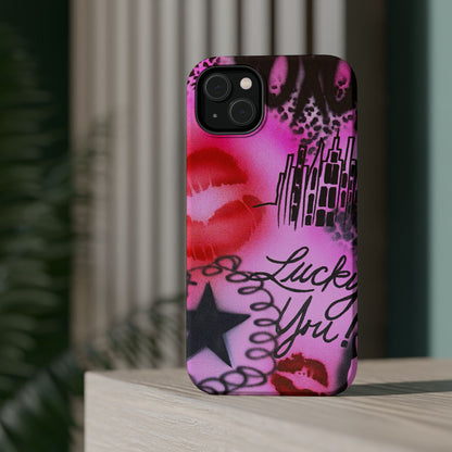 MagSafe "ulterior motive" airbrush iPhone case