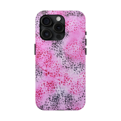 "pink cheetah pt. 2" airbrush iPhone case