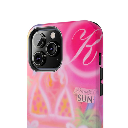 "santa monica strawberry" airbrush iPhone case