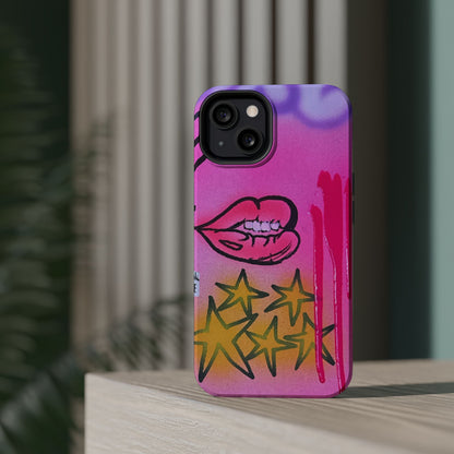 MagSafe "star drip" airbrush iPhone case