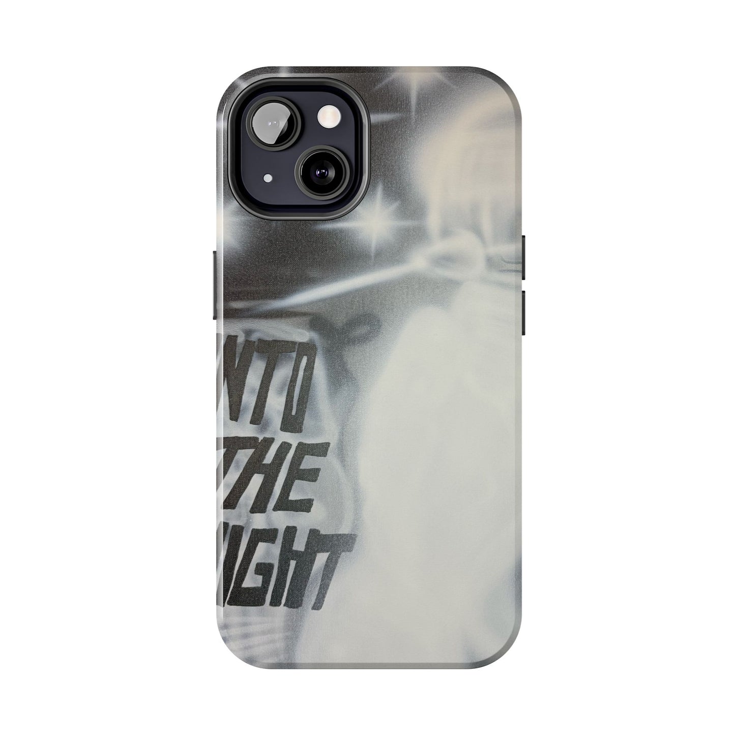 "into the night" airbrush iPhone case