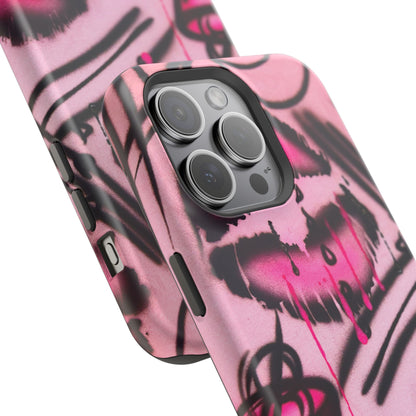 MagSafe "glossy pout" airbrush iPhone case