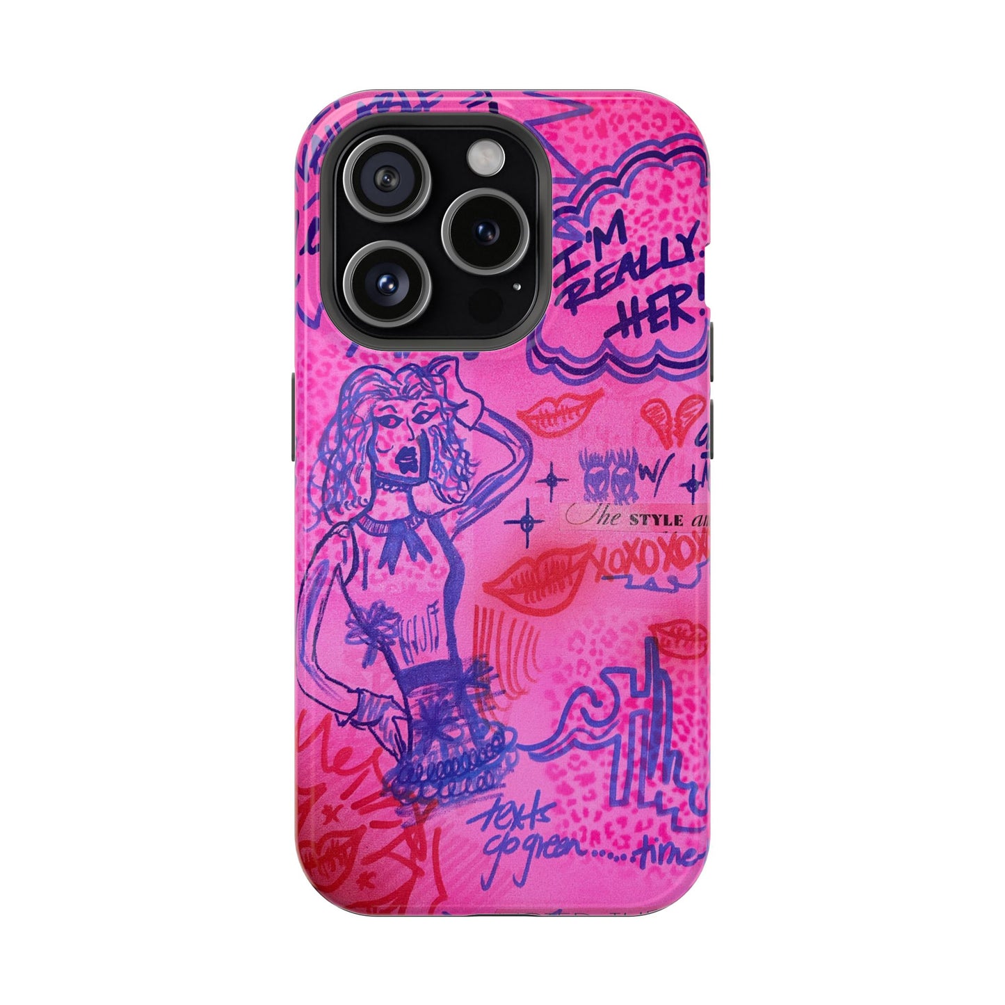 MagSafe "really HER" Airbrush iPhone-Hülle