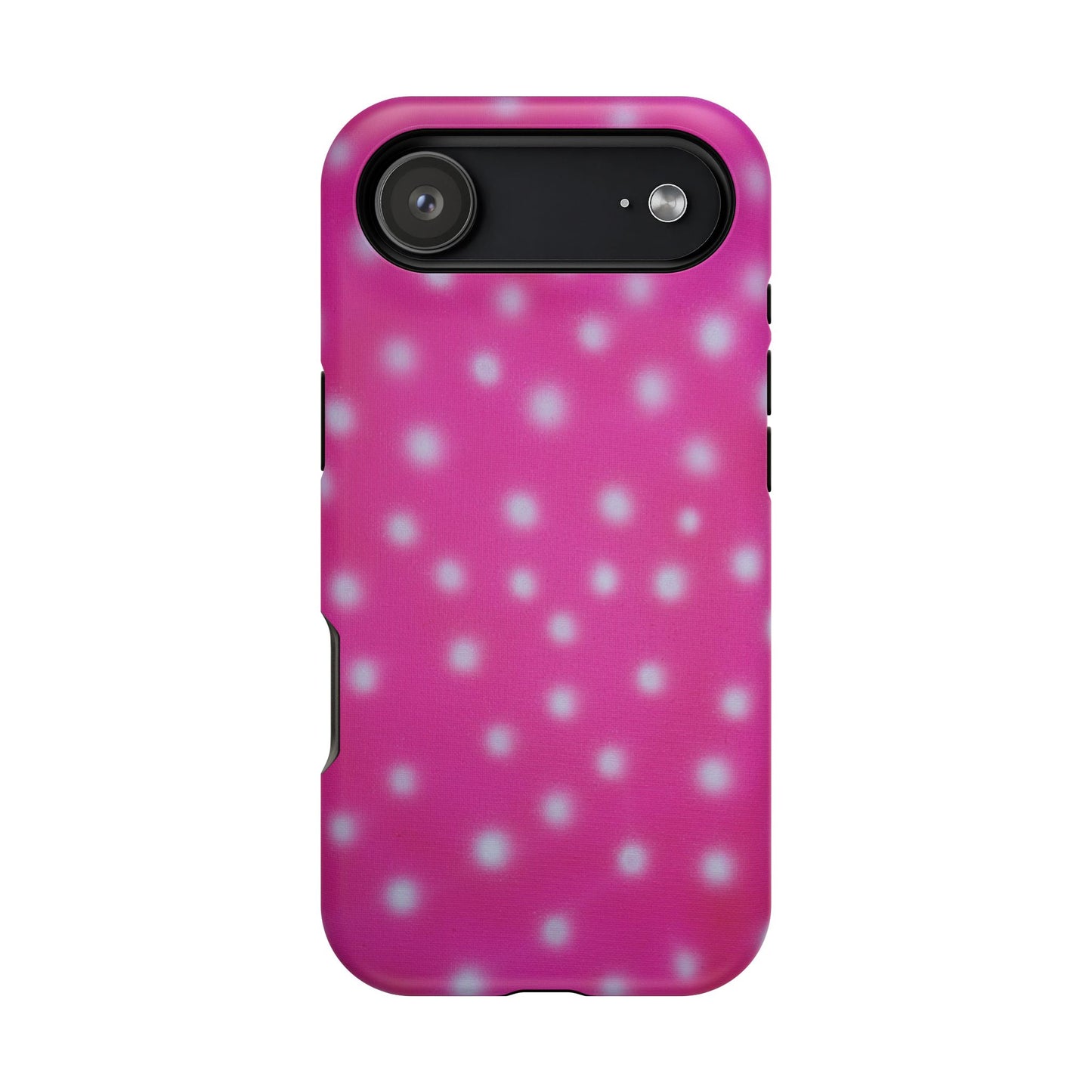 MagSafe "bubblegum polka dot" airbrush iPhone case