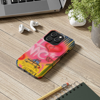 "in the city" airbrush iPhone case