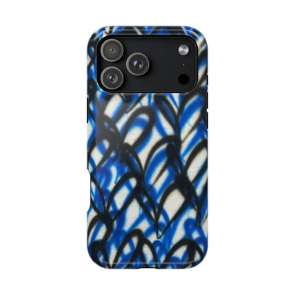 MagSafe "abstract hearts" airbrush iPhone case