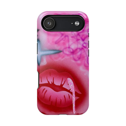 MagSafe limited edition "glitter aura" airbrush iPhone case