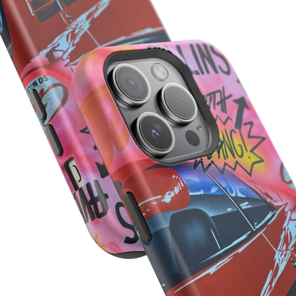 MagSafe "miami momentos" airbrush iPhone case