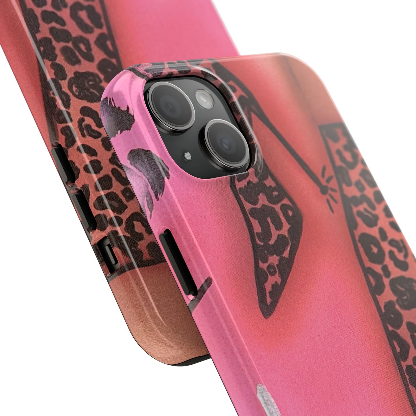 "cheetah boots" airbrush iPhone case