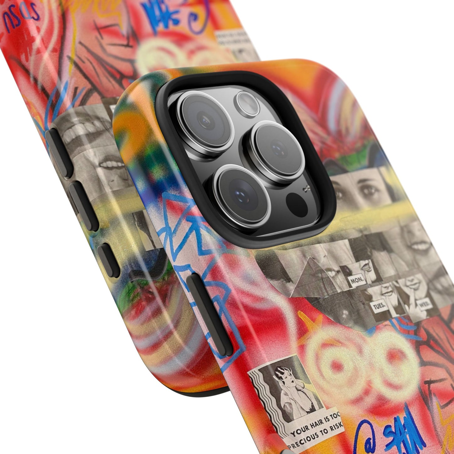 "get busy!" airbrush iPhone case
