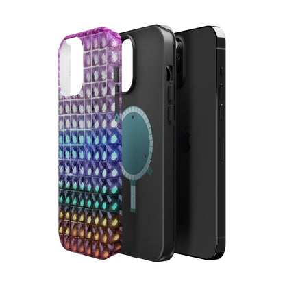 MagSafe "multicolor studs" airbrush iPhone case