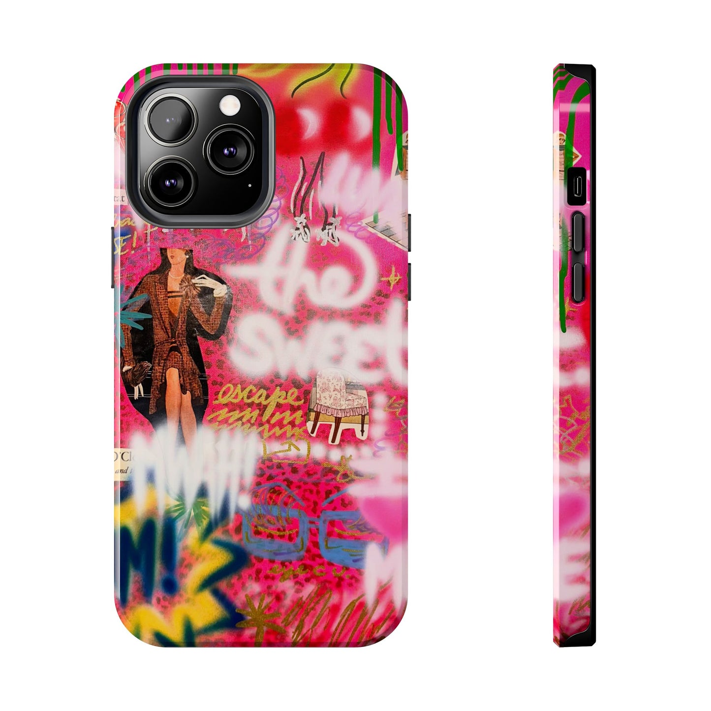 "sweet escape" airbrush iPhone case