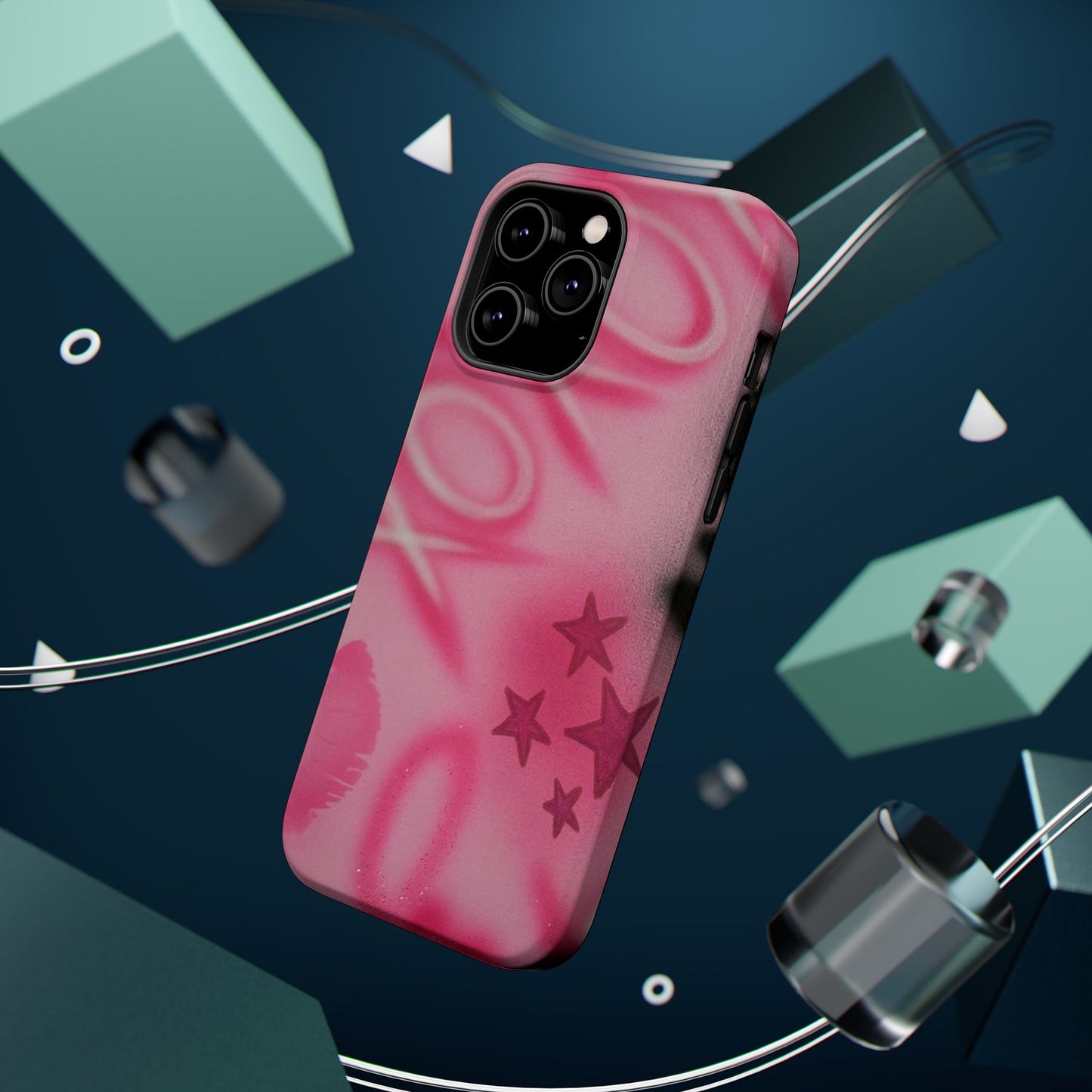 MagSafe "perfectly pink" airbrush iPhone case