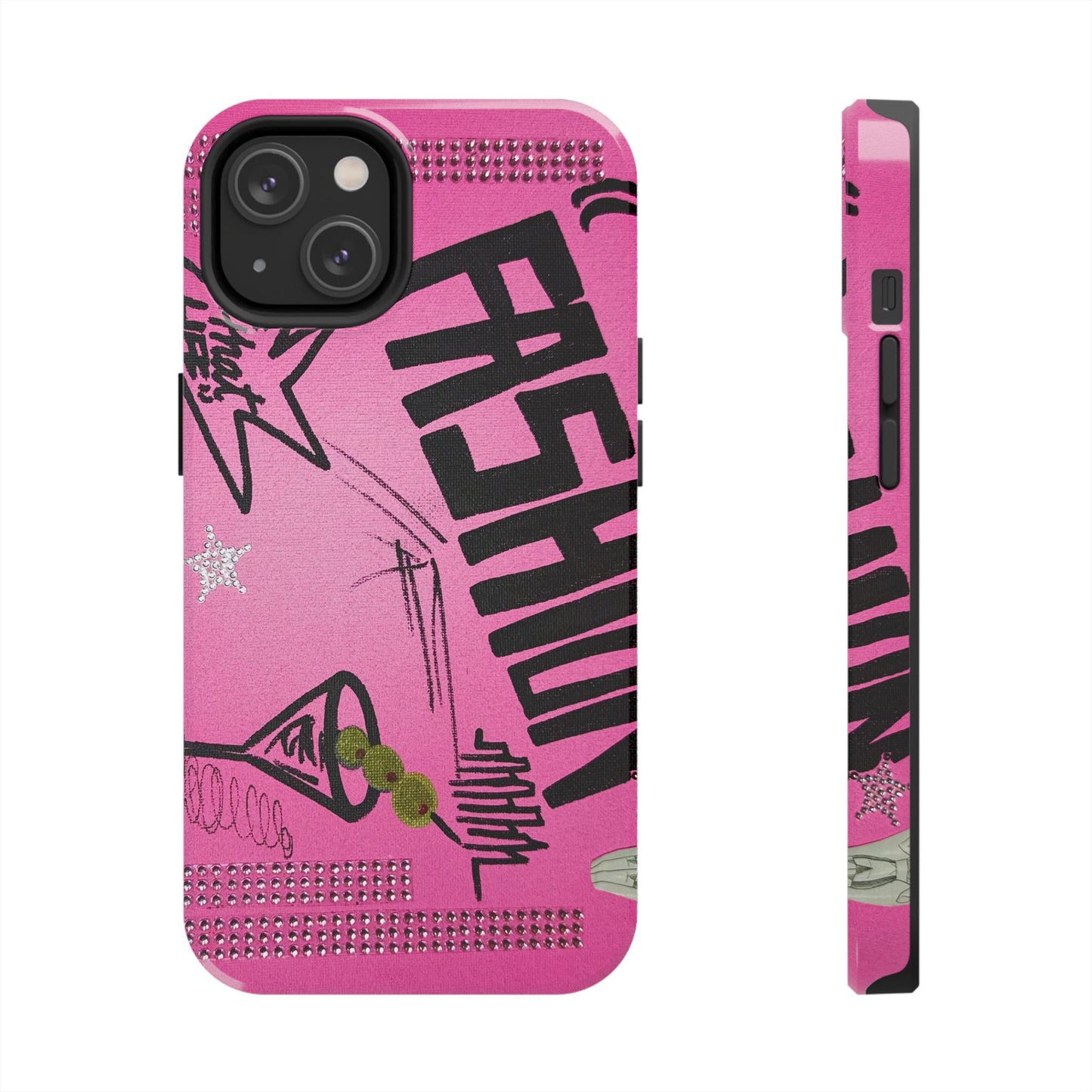 "high fashion pt. 2" airbrush iPhone case