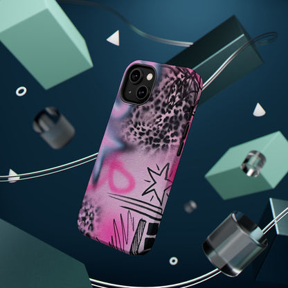 MagSafe "onyx cheetah" Airbrush iPhone Hülle