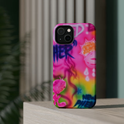 MagSafe "wanted" airbrush iPhone case