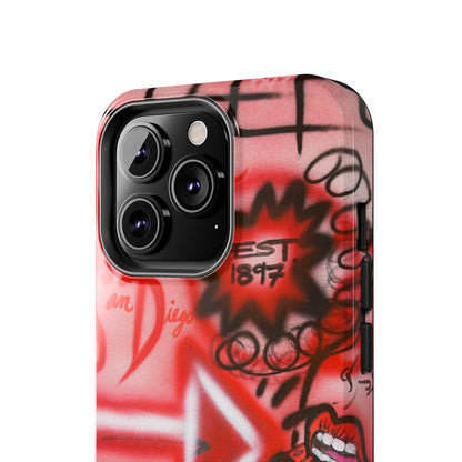 "san diego" airbrush iPhone case
