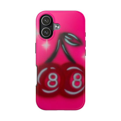 "cherry 8ball" airbrush iPhone case